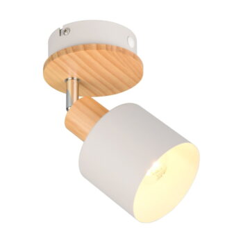 Bodové svietidlo v bielo-prírodnej farbe ø 9 cm Shanti – Trio - Image 6