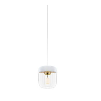 Biele tienidlo s objímkou zlatej farby UMAGE Acorn, ⌀ 14 cm - Image 2