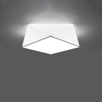 Biele stropné svietidlo 35x35 cm Koma – Nice Lamps - Image 2