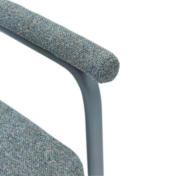 Sivé jedálenské stoličky v súprave 2 ks Ecto – Hübsch – Obrázok 5