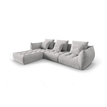 Svetlosivá rohová pohovka (variabilný roh) Bloom – Micadoni Home – Obrázok 3