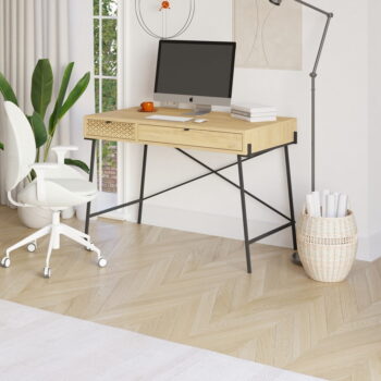 Pracovný stôl v dekore duba 60x110 cm Ecrin – Marckeric - Image 8