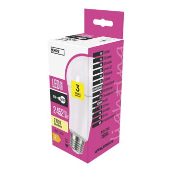 Teplá biela LED žiarovka E27, 19 W – EMOS – Obrázok 4