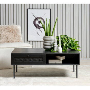 Čierny konferenčný stolík 60x110 cm Pensacola – Unique Furniture - Image 6