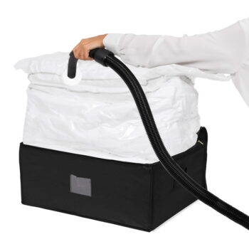 Vákuový/vystužený látkový úložný box na oblečenie 50x65x27 cm – Compactor - Image 3
