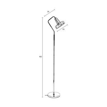 Stojacia lampa v zeleno-striebornej farbe Anshin - White Label - Image 9