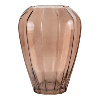 Hnedá sklenená váza (výška 29 cm) – House Nordic