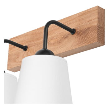 Biele nástenné svietidlo ø 15 cm Lula – LAMKUR - Image 5