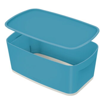 Modrý úložný box s vekom 32x19x13 cm MyBox – Leitz - Image 7