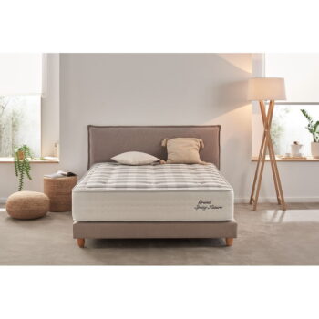 Stredne tvrdý pružinový termoregulačný matrac 90x200 cm Grand Spring Nature – Moonia - Image 8
