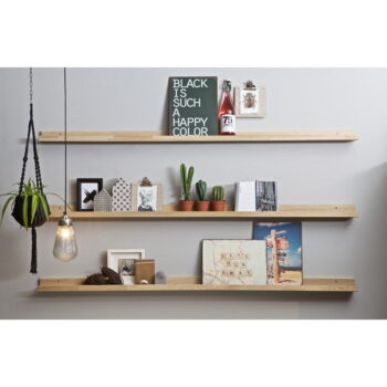 Polica na obrázky z dubového dreva v prírodnej farbe 170 cm Photoframe – vtwonen - Image 2