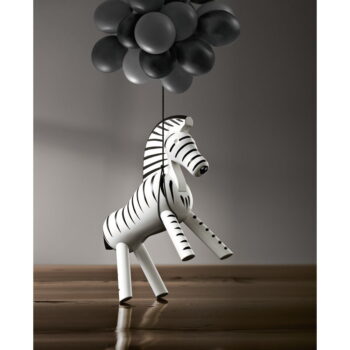 Soška z masívneho bukového dreva Kay Bojesen Denmark Zebra - Image 3