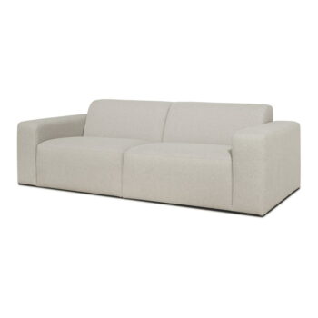 Béžová/krémovobiela pohovka 228 cm Roxy – Scandic - Image 2