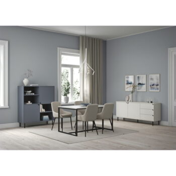 Biela nízka komoda 177x77 cm Corner - Tenzo – Obrázok 7