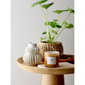 Okrúhly odkladací stolík v dekore duba ø 44 cm Luana – Bloomingville - Image 3