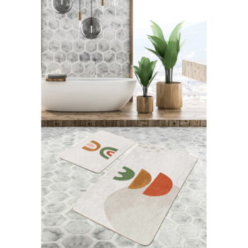 Béžové kúpeľňové predložky v súprave 2 ks 60x100 cm – Mila Home - Image 2