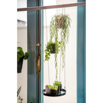 Plastové závesné a nástenné  kvetináče v súprave 2 ks ø 13 cm – Esschert Design – Obrázok 4