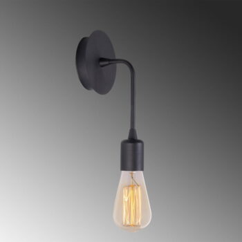 Matne čierne nástenné svietidlo Dartini – Opviq lights - Image 3