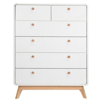 Biela vysoká komoda 81x104 cm Caitlin – Støraa - Image 6