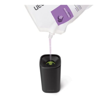 Matne čierny oceľový dávkovač mydla 295 ml – simplehuman – Obrázok 10