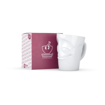 Biely spokojný porcelánový hrnček s uškom 58products, objem 350 ml - Image 7