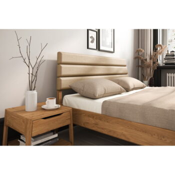 Dvojlôžková posteľ z dubového dreva v prírodnej farbe 160x200 cm Twig – The Beds - Image 9