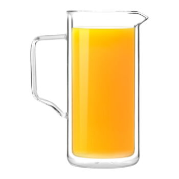 Dvojstenný džbán z borosilikátového skla Vialli Design, 1 l – Obrázok 3