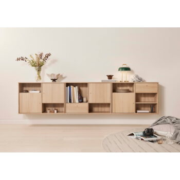 Nízka komoda v dekore duba 267x61 cm Mistral - Hammel Furniture - Image 5