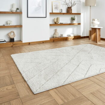 Svetlosivý koberec 200x290 cm Ideal Shaggy – Think Rugs - Image 4