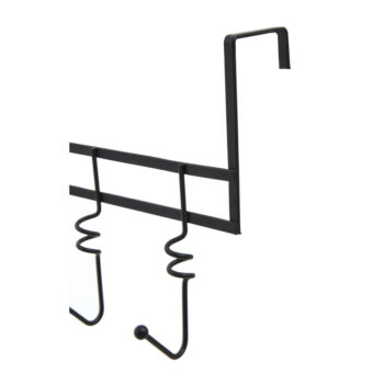 Čierny kovový vešiak na dvere 46 cm Jaxen – Premier Housewares - Image 3