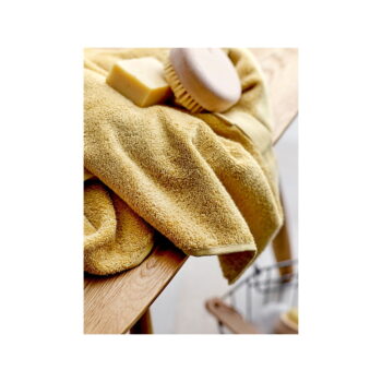 Žltý uterák z bio bavlny 50x100 cm Comfort - Södahl - Image 3