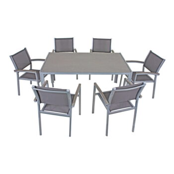 Záhradný jedálenský stôl 90x150 cm Grace – Garden Pleasure – Obrázok 6