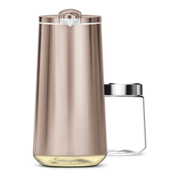 Automatický oceľový dávkovač mydla v zlatej farbe 266 ml - simplehuman - Image 7