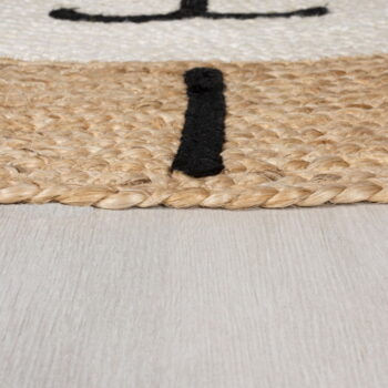 Jutový detský koberec v prírodnej farbe 100x100 cm Leo Lion – Flair Rugs – Obrázok 5