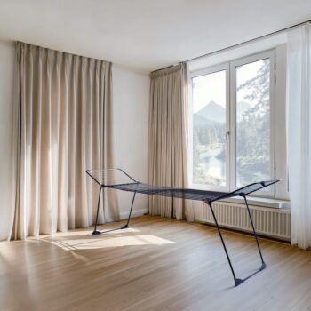 Čierny sušiak na bielizeň Infinity Flex 30m – Vileda - Image 11