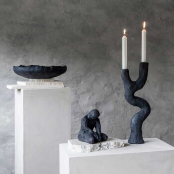 Soška z polyresínu (výška  15 cm) Meditating Man – Mette Ditmer Denmark - Image 3
