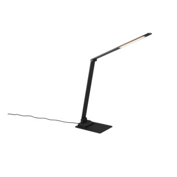 Čierna LED stmievateľná stolová lampa (výška 72 cm) Travis – Trio - Image 2