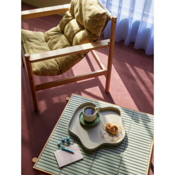 Odkladací stolík 51x45 cm Tile – Hübsch - Image 6