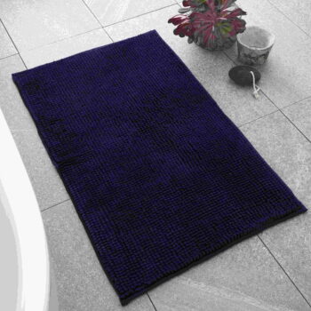 Modrá kúpeľňová predložka 80x50 cm Bobble - Catherine Lansfield - Image 2