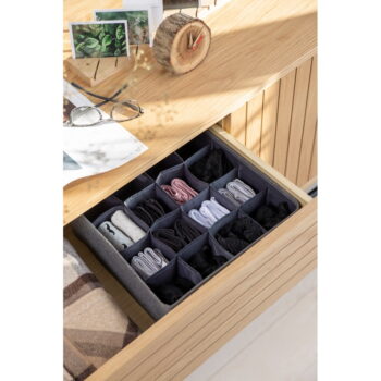 Sivý organizér do zásuvky s 16 priehradkami Bigso Box of Sweden Drawer - Image 6