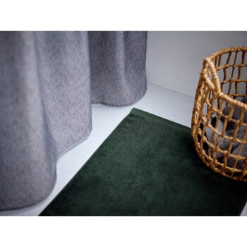 Tmavozelená kúpeľňová predložka 50x80 cm Comfort - Södahl - Image 2