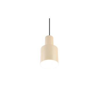 Žlté závesné svietidlo s kovovým tienidlom ø 12 cm Agudo – Trio - Image 6