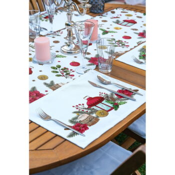 Vianočný set 4 ks prestieranie a behúňa na stôl 140x45 cm American Servis - Mila Home
