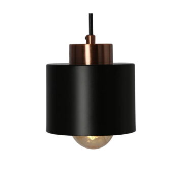 Čierne kovové závesné svietidlo ø 12 cm Olena - Candellux Lighting - Image 2