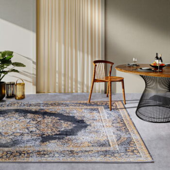 Vonkajší koberec v antracitovej a zlatej farbe 160x235 cm Martha – Villeroy&Boch - Image 2