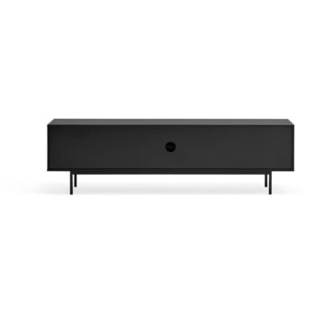 Čierny TV stolík 180x52 cm Sierra – Teulat - Image 5