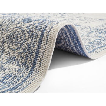 Modro-krémový vonkajší koberec NORTHRUGS Borbon, 120 x 170 cm - Image 2