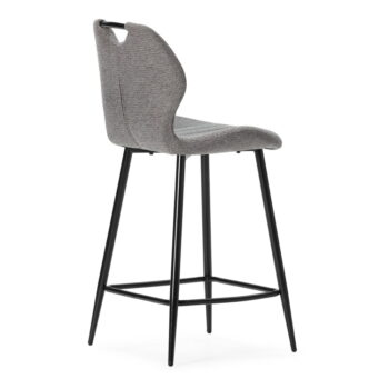 Sivé barové stoličky v súprave 2 ks (výška sedadla 65 cm) Muli – Marckeric - Image 5