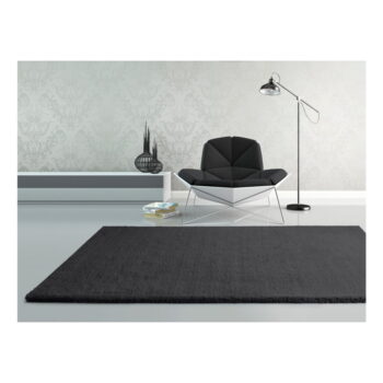 Antracitový koberec Universal Shanghai Liso Antracita, 80 × 150 cm – Obrázok 2