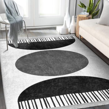 Bielo-čierny koberec 160x230 cm - Mila Home - Image 2